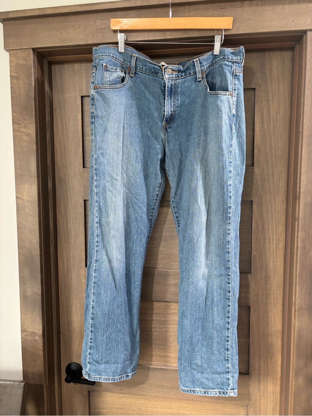 Levi's Light Blue Straight Leg Jeans